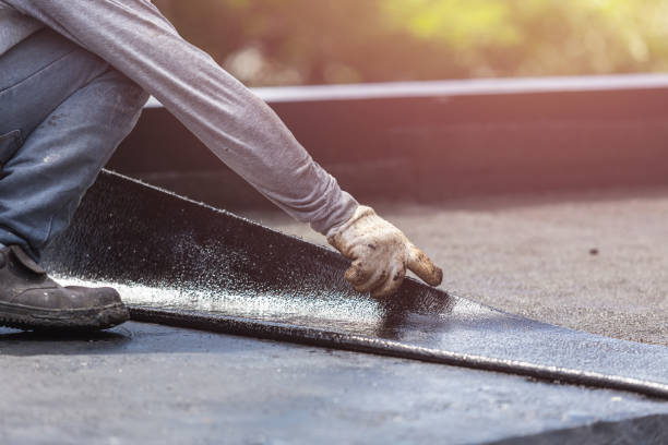 Professional Waterproofing technician working in Clarklake, MI